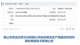 投資800萬！這家企業(yè)新建自動噴漆生產(chǎn)線！